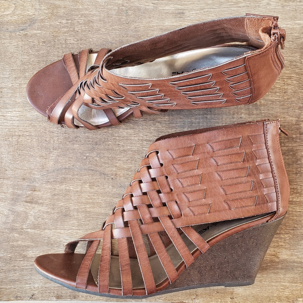 American Eagle Woven Wedge Sandal